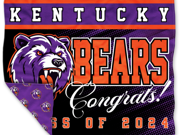 "Stripe" Plush Blanket (1 or 2 Sided)